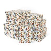 Коробка прямоугольная (17*13*7см), Снеговичок, 1 шт.