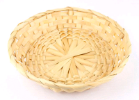 Корзина без ручки (17*17*6см) бамбук, 1 шт.