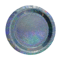 Тарелки лазерные (18 см), "Голография", набор 6 шт.