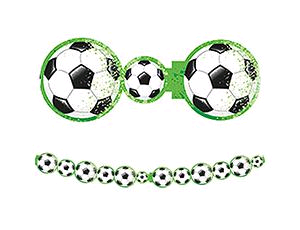Гирлянда бумажная (300 см), Футбольный Мяч, 1 шт.