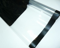 Пленка цветная плотная (60см*10м) Lak, 50 мкр, черный, 1 шт.