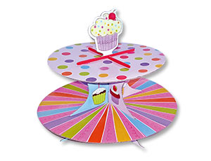 Стойка для кексов, Сладкий праздник, 2 яруса, 1 шт.