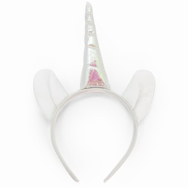 Ободок "Сказочный единорог", Белый, 1 шт.