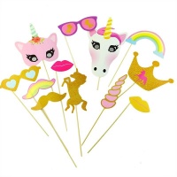 Набор аксессуаров для фотосессии "Единорог", 12 предметов.