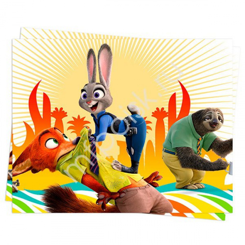 Скатерть (120*180см), "Зверополис", 1 шт.