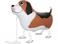 1208-0350_m1 Шар (24"/60см) Ходячая фигура, Собака, 1 шт.