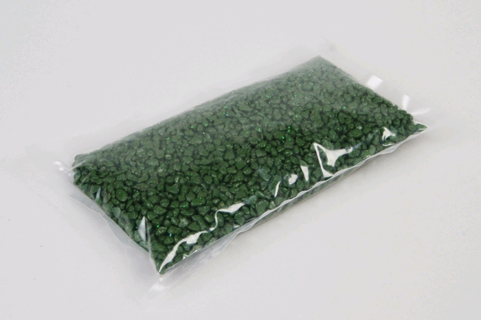 Грунт цветной (3-5мм), зеленый, 200 гр.