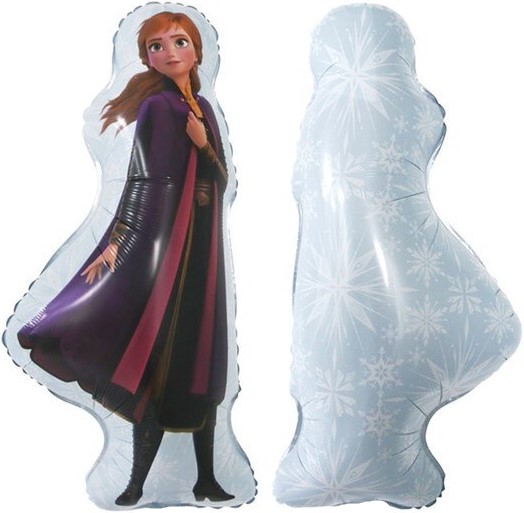 Шар (32''/80 см) Фигура, Холодное сердце, Анна, 1 шт.