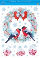 Набор наклеек, "Новый год стучится в дверь", 1 шт.