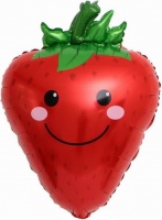 1 Шар (28''/71см) Фигура, Клубника, 1 шт.