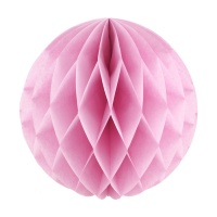 picture_22317 Декоративное украшение "Шар-соты" (20 см), Нежно-розовый, 1 шт.