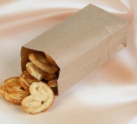 Пакет крафт бумажный (24*14*40 см) прямоугольное дно, 1 шт.