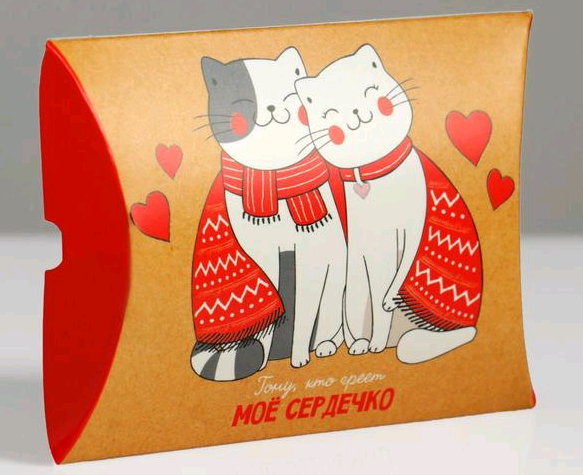 Коробка сборная фигурная (11×8×2см), Волшебной сказки, 1 шт.