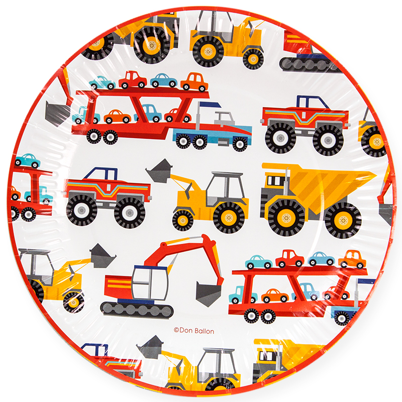 Тарелки (9''/23 см), Спецтехника, 6 шт.