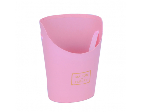 Коробка под цветы (17x14x22cm), Розовая, 1 шт.