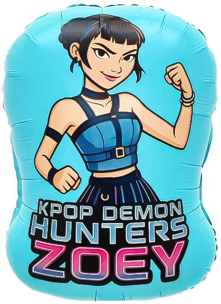 Шар (22''/56см) Фигура, Девочки Аниме, Дизайн №3, 1 шт.