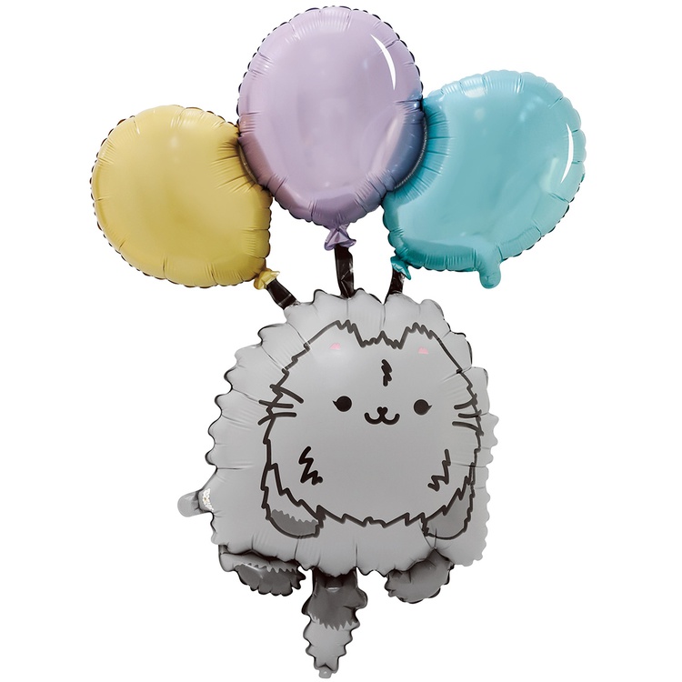 Шар (37"/94см) Фигура, ПушМяу на воздушных шарах, 1 шт.