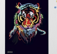 Мозаика "Тигриный взгляд", 1 шт.