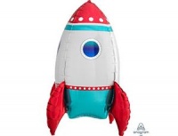 Шар (21"/53см) Фигура, Ракета, 1 шт.