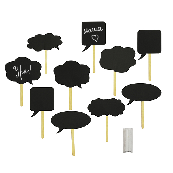 Набор для фотосессии, "Напиши мелком", 10 шт.