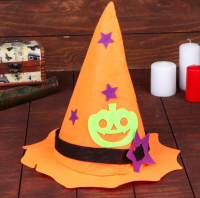 Карнавальная шляпа "Тыква", 1 шт.