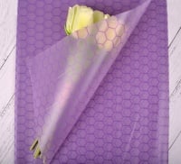 Пленка (60см*60см) соты фиолетовый 1шт