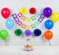 Набор для оформления фотозоны ( 12"/30см)  "День Рождения", 1шт.