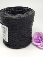 Рафия искусственная (1,6 мм*200м), черный, 1 шт.