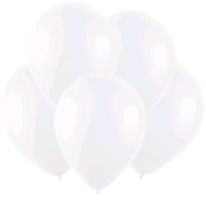 Шар (18"/45см) Белый, Пастель, 25 шт.