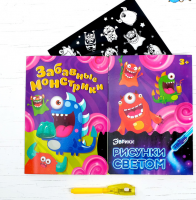 ЭВРИКИ Набор для рисования светом "Монстры", 1 шт.
