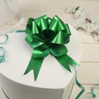 Бант-шар (3см), Зелёный, простой , 5 шт.