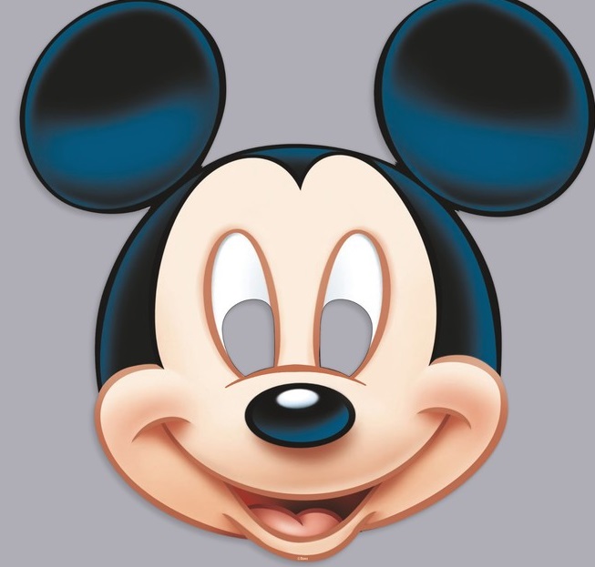 Маска карнавальная "Микки Маус", 30,8х30,5 см, 1шт.