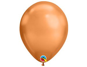 Шар (11"/28см) Медный, Хром, 10 шт.