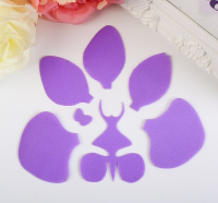 Заготовка из фоамирана (5*5см), Цветок орхидеи, сиреневый, 1 шт.