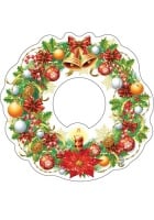Плакат (А3), Новогодний венок, 1 шт.