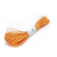 Шнур бумажный витой (2мм*45м), Оранжевый, 1 шт.