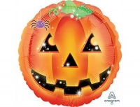 Шар (18"/45см) Круг, HWN Тыква, 1 шт.