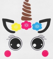 Наклейка на полимерные шары, "Единорог", 1 шт.