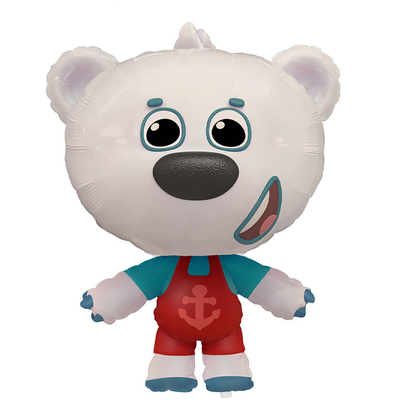 Шар (12"/30см) Мини-фигура, Мини-мишки, Тучка, 1 шт. 