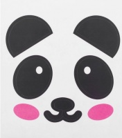 Наклейки на полимерные шары, "Панда", 1 шт. 