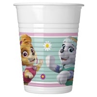 Стаканы пластиковые (200мл), Щенячий Патруль (дизайн для девочек), 8 шт.