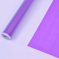 Пленка матовая с рисунком (60 см), Полосы широкие, сирень, 200 гр, 1 шт.