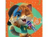 Салфетка, 44 Котёнка, 33см, 16 шт.