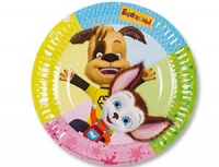 Тарелки бумажные Барбоскины (17см), 6 шт.