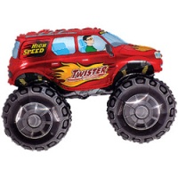 Шар (32''/81 см) Фигура, Бигфут, Красный, 1 шт.