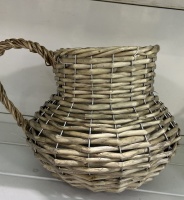 Корзина плетеная (19*H22,5см), ива, натуральная, 1 шт.