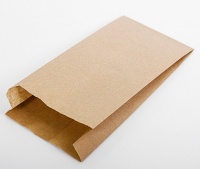 Пакет бумажный фасовочный (30*14*6 см), крафт, 1 шт.