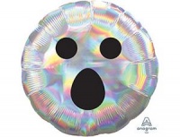 Шар (18"/45см) Круг, HWN Привидение переливы, 1 шт.