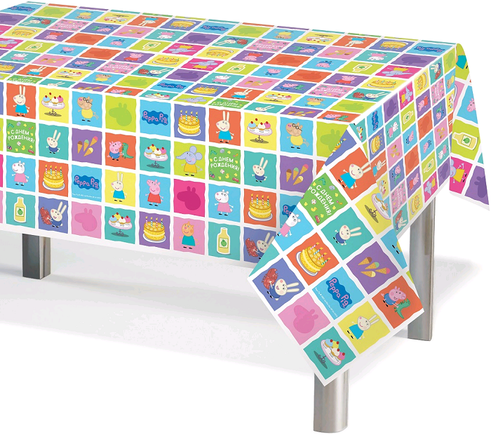Скатерть (120*180 см), Свинка Пеппа, 1 шт.