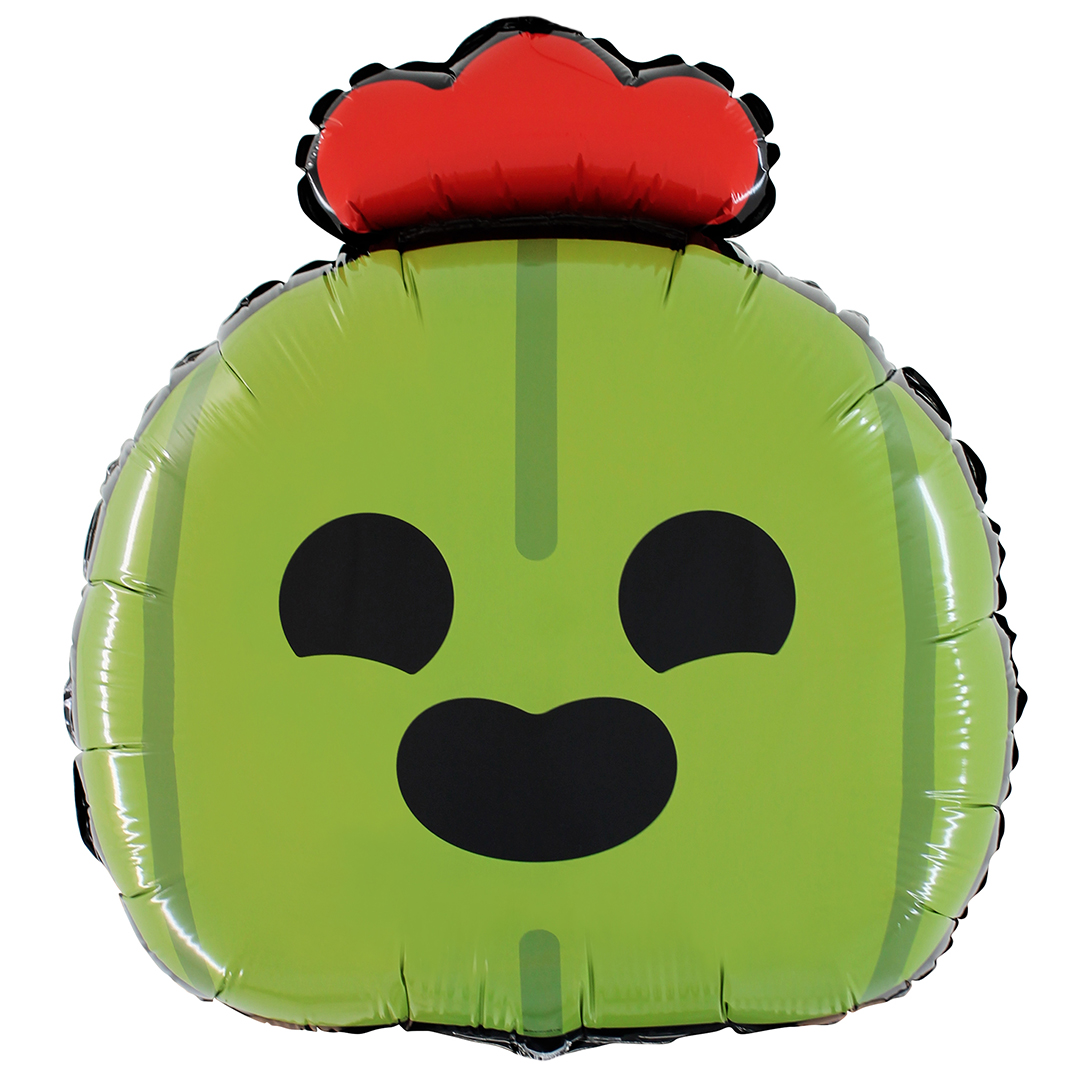 Шар (22''/56см) Фигура, Бравл Старс, Спайк, 1 шт.